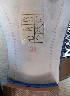BRONX Extravagante Designer Leder Sandalen in Größe : 38 NEUWERTIG  Bild 9