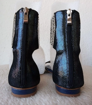 BRONX Extravagante Designer Leder Sandalen in Größe : 38 NEUWERTIG  Bild 8