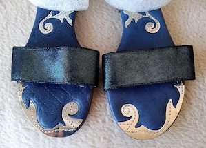BRONX Extravagante Designer Leder Sandalen in Größe : 38 NEUWERTIG  Bild 6