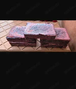 9x Kupfer Barren geschmolzen