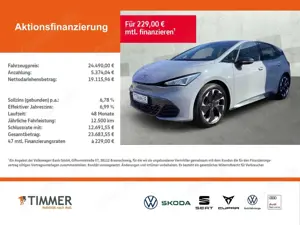CUPRA Born eBoost 62 kWh +WÄPU +19" +RKAM +LED +ACC +NAVI +S