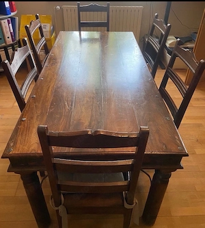 Kolonialstil Tisch Stühle