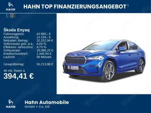 Skoda Enyaq Coupé 85 286PS Navi ACC Kessy PDC Kam SHZ Bild 2