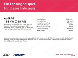 Audi A6 Avant 45 TFSI Sport Pano Navi ACC Matrix Memory Bild 2