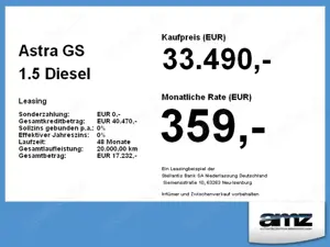 Opel Astra GS 1.5 Diesel Bild 4