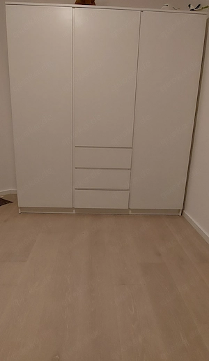 Kleiderschrank LIMFJORDEN   180 x 200 cm, Weiß, 3 Türen, 3 Schubladen