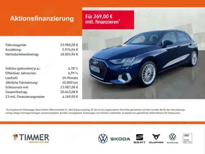 Audi A3 Sportback 35 TFSI S tronic ADVANCED +LED +ACC +RK