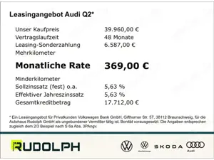 Audi Q2 advanced 35 TFSI S-tronic ACC LED Navi KAMERA Bild 4