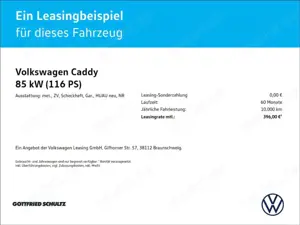Volkswagen Caddy 5-Sitzer 1.5 TSI DSG RFK KEYLESS DIGITAL-COCKPIT Bild 2