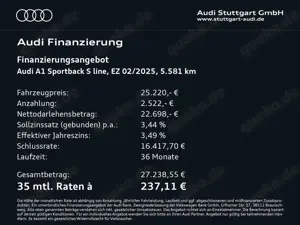Audi A1 S line 30 TFSI Bild 2