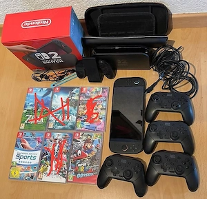 Nintendo Switch 2 mit Spiele und Controller 