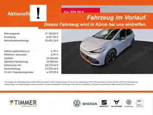 CUPRA Born 62 kWh +PANO +LED +ACC +RKAM +NAVI +SHZ +19" +DAB