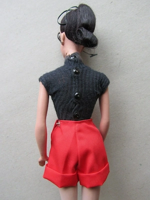 Bild - Lilli in Original Plastikröhre, schwarzhaarig, 30 cm Bild 8