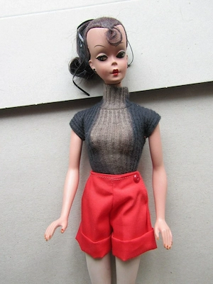 Bild - Lilli in Original Plastikröhre, schwarzhaarig, 30 cm Bild 9