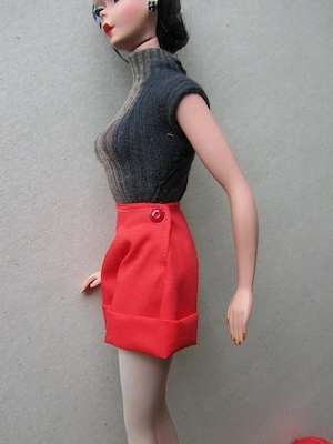 Bild - Lilli in Original Plastikröhre, schwarzhaarig, 30 cm Bild 7