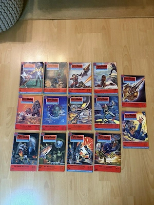 Perry Rhodan Heftromane 1. Auflage   Konvolut 14 Hefte Science Fi