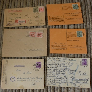 SBZ Berlin - 15 Briefe und Karten Stadt Berlin