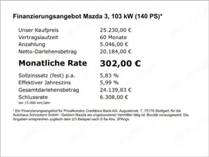 Mazda 3 HOMURA+CARPLAY+DAB+KAMERA+LED+ALEXA+AKTION!! Bild 4