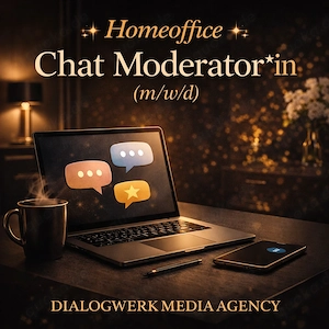 Chat Moderator (m w d)   flexibel im Homeoffice