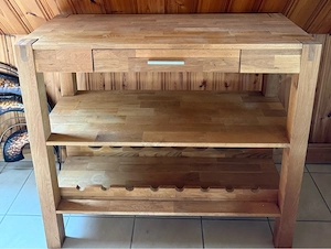 Massivholz weinregal   sideboard   kommode