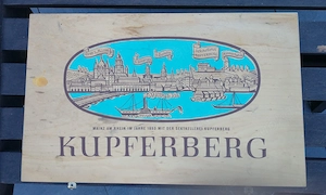 Holzkiste Kupferberg Sektkellerei (Vintage)
