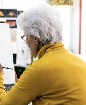 Junger Student chronisch pleite massiert ältere Frauen
