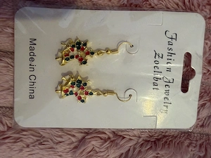 ohringe weihnachtlich