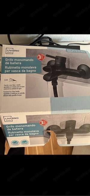 Duscharmatur Neu Schwarz