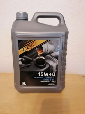 Auto Motor Öl C&C 15w40 Universal Mineral Motor Oil 5L (neu)
