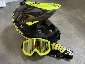 Fulface Helm mit Brille