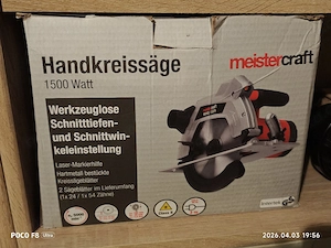 Handkreissäge Neu