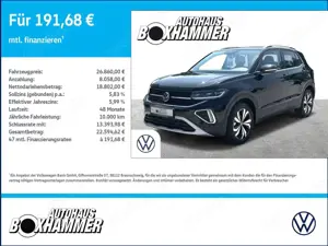 Volkswagen T-Cross 1.0 TSI DSG Style RFK+SIDE.ASSIST+APP.CONNECT