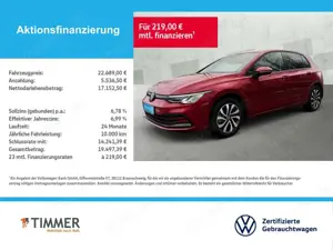 Volkswagen Golf VIII 1.5 TSI ACTIVE +STHZ +LED +ACC +IQ.DRIVE +VI