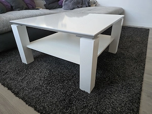 Couchtisch Romy mini 75 x 75 cm, weiß