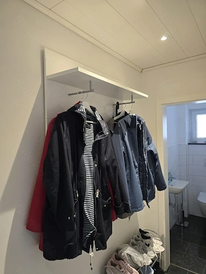 Garderobenpanel  Adana  weiß hochglanz