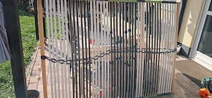 Lattenrost 140 x 200 cm verstellbar aus Holz