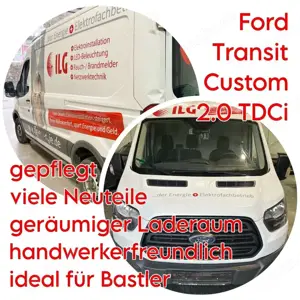 Ford Transit Custom Transit Custom 2.2 Liter TDCi 2. Hand