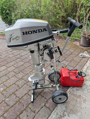 Außenborder, Honda, Kurzschaft 5PS, 4 Takt, gepflegt mit Zubehör