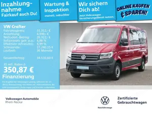 Volkswagen Crafter Kasten 35 TDI Fenster Automatik LED uvm.