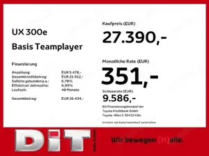 Lexus UX 300e Basis Klima Kamera Sitzhzg Tempomat Bild 4