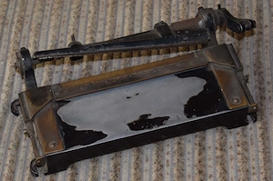 Alte Büttenschnittmaschine