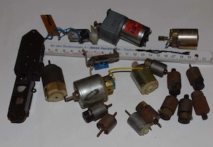 Kleine Elektromotoren - etwas älter - Modellbau