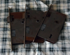 3 Einsteckschlösser alt