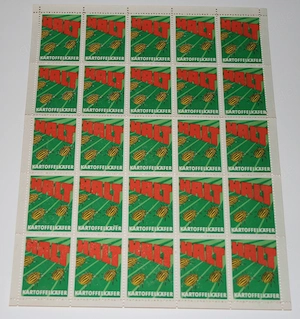 Halt Kartoffelkäfer - DDR Briefmarken