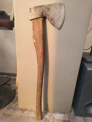  DDR Holzaxt IZUL TGL C60W3   Axt mit Originalstiel 