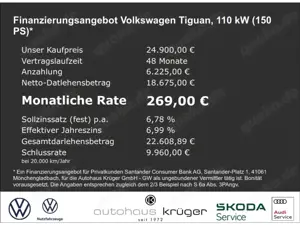 Volkswagen Tiguan 2.0 TDI DSG Life AHK Navi El. Heckklappe Bild 2