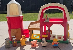 Plastik Kunststoff-Bauernhof gebraucht 