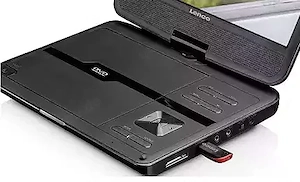 Lenco DVP-1010BK - 10 Zoll - tragbarer DVD-Spieler        Bild 4