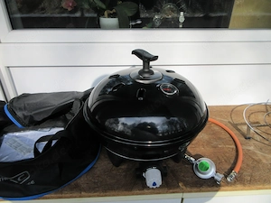 Cadac Gas-Tischgrill Grillo Chef BBQ tragbar sehr guter Zustand.