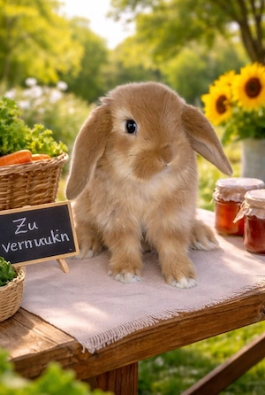 Mini Lop Kaninchen Hasen Widder suchen Zuhause.